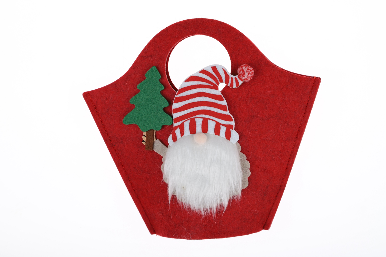 Filz Aufbewahrungseimer Weihnachtsgeschenk Tasche Winter Filz Handwerk Großhandel Handtasche 4