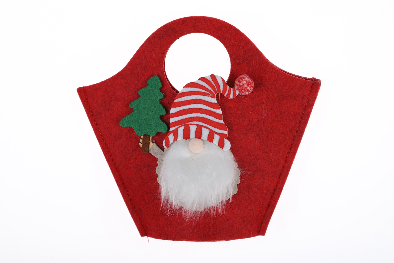 Filz Aufbewahrungseimer Weihnachtsgeschenk Tasche Winter Filz Handwerk Großhandel Handtasche 6