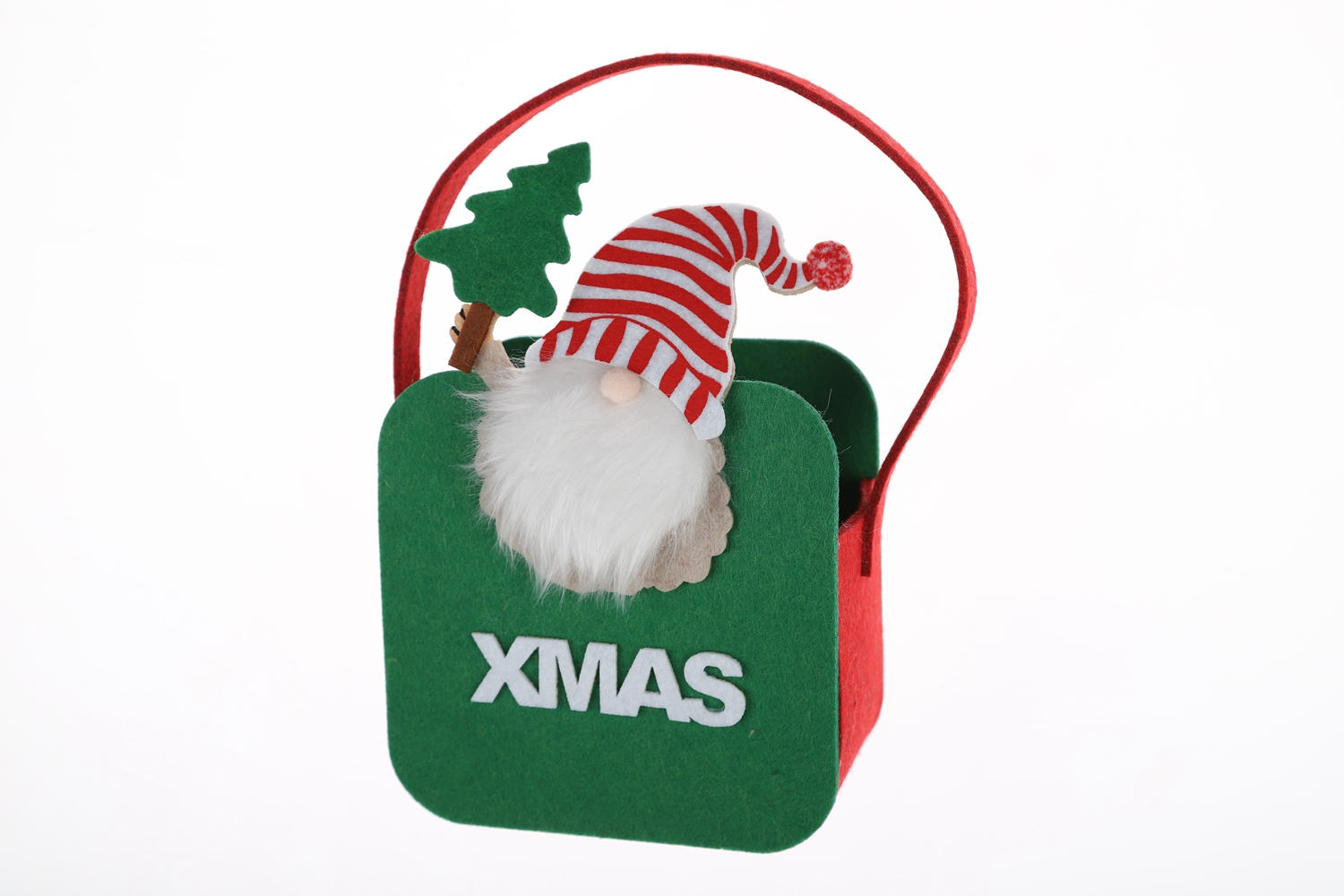 Großhandel Weihnachtsfeier Dekorationen Kinder Geschenktüten Filz Süßigkeiten Taschen Festliche Handwerk 3