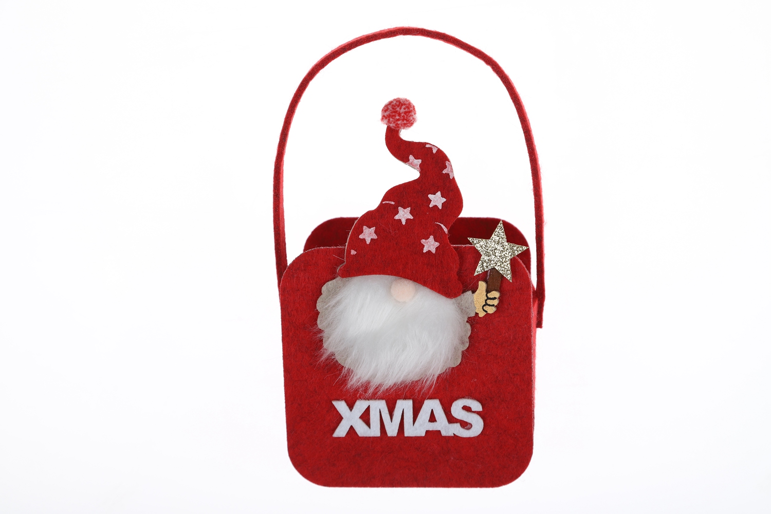 Großhandel Weihnachtsfeier Dekorationen Kinder Geschenktüten Filz Süßigkeiten Taschen Festliche Handwerk 4