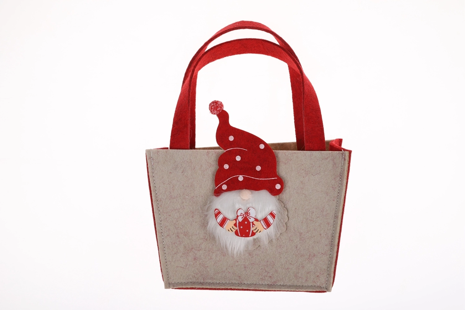 Nuevas manualidades navideñas de fieltro: lindas bolsas de gnomos, decoraciones para fiestas de invierno, regalos para niños 1