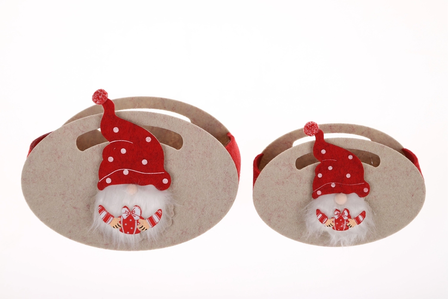 Bolso de Papá Noel hecho de fieltro, bolso de mensajero para niños, decoración navideña al por mayor 1