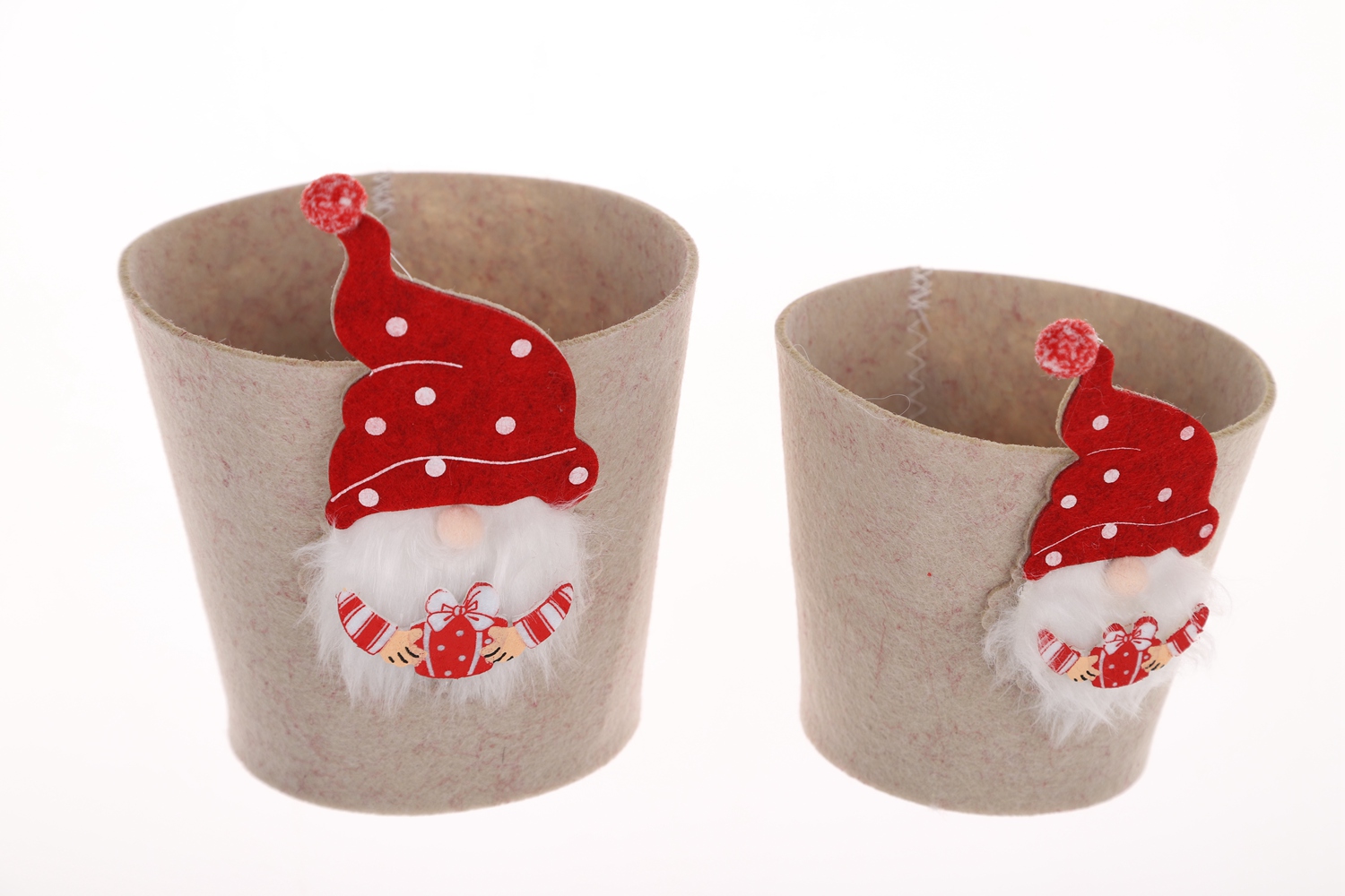 Kinder Geschenk Tasche Filz Pflanzer Set Weihnachten Gnome Eimer Große Kapazität 1