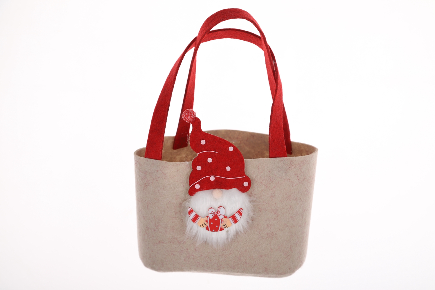 Gnome Tote Santa Korb Weihnachten Filz Handwerk Großhandel Winter Atmosphäre Dekoration 10