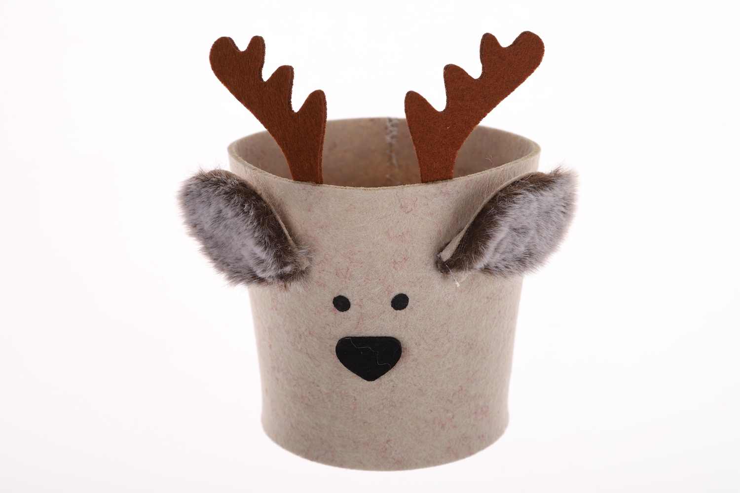 Elch Blumentopf Abdeckung Filz Blumentopf Abdeckung Weihnachten Handwerk Großhandel Urlaub Geschenke 3