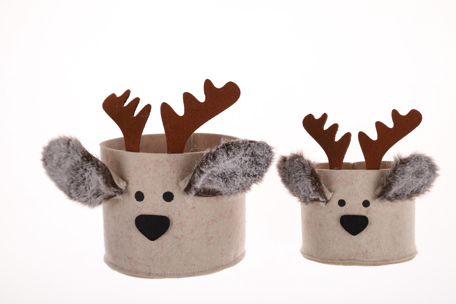 Elch Blumentopf Abdeckung Filz Blumentopf Abdeckung Weihnachten Handwerk Großhandel Urlaub Geschenke 2