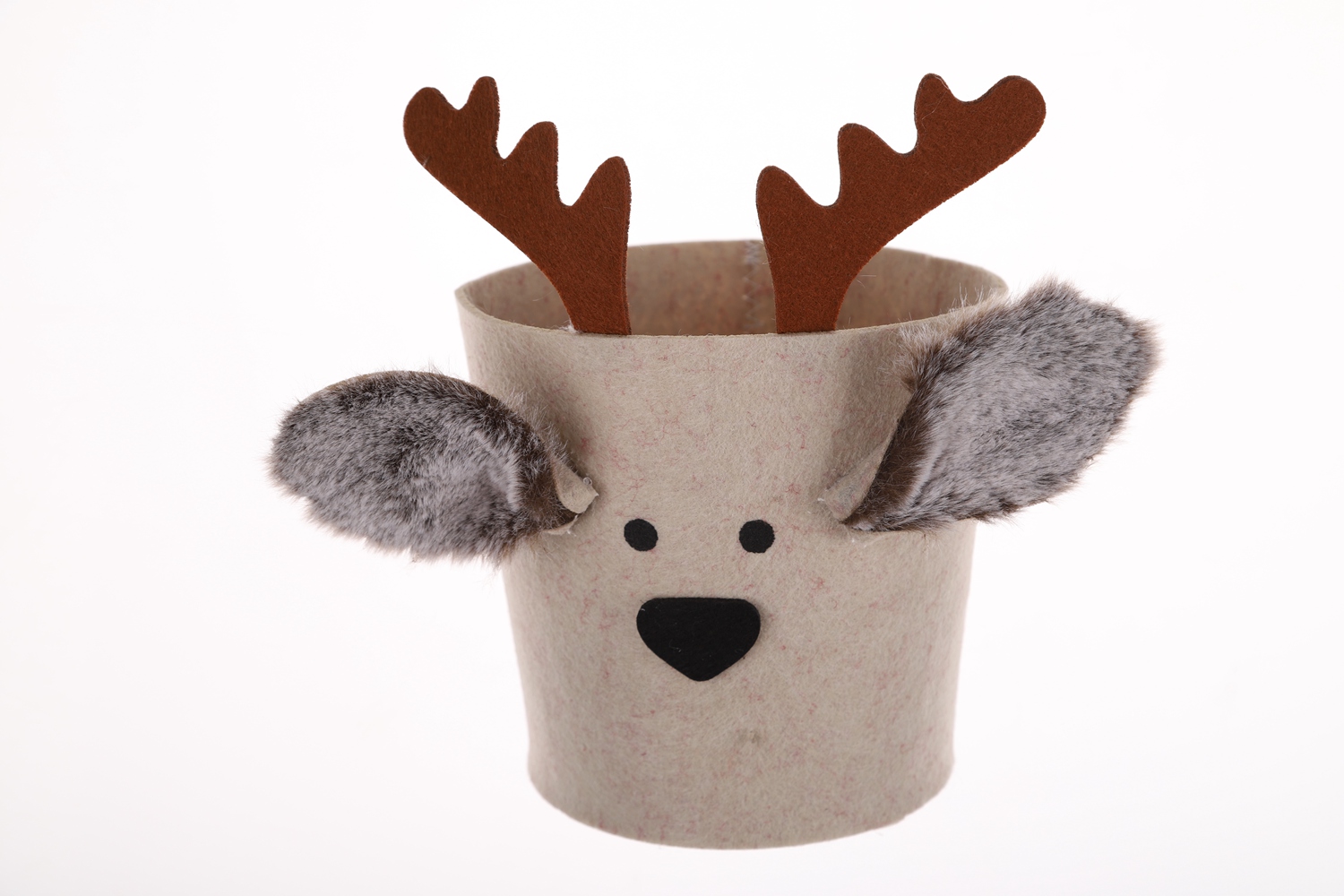 Elch Blumentopf Abdeckung Filz Blumentopf Abdeckung Weihnachten Handwerk Großhandel Urlaub Geschenke 6
