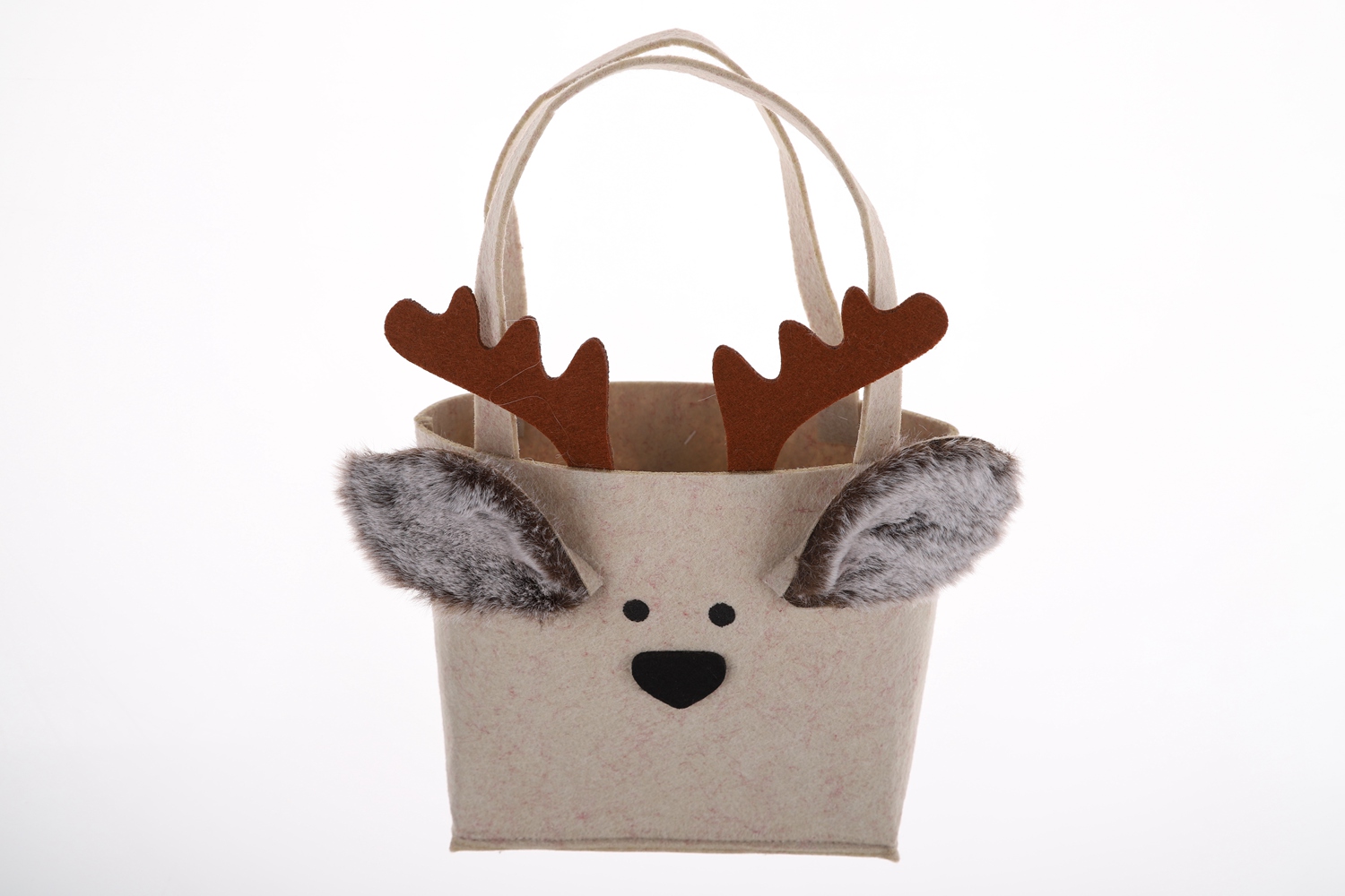 Weihnachts-Pflanzerhülle, Filz-Elch-Einkaufstasche, benutzerdefinierte Größe, Einkaufstasche, Süßigkeiten-Aufbewahrungstasche 7