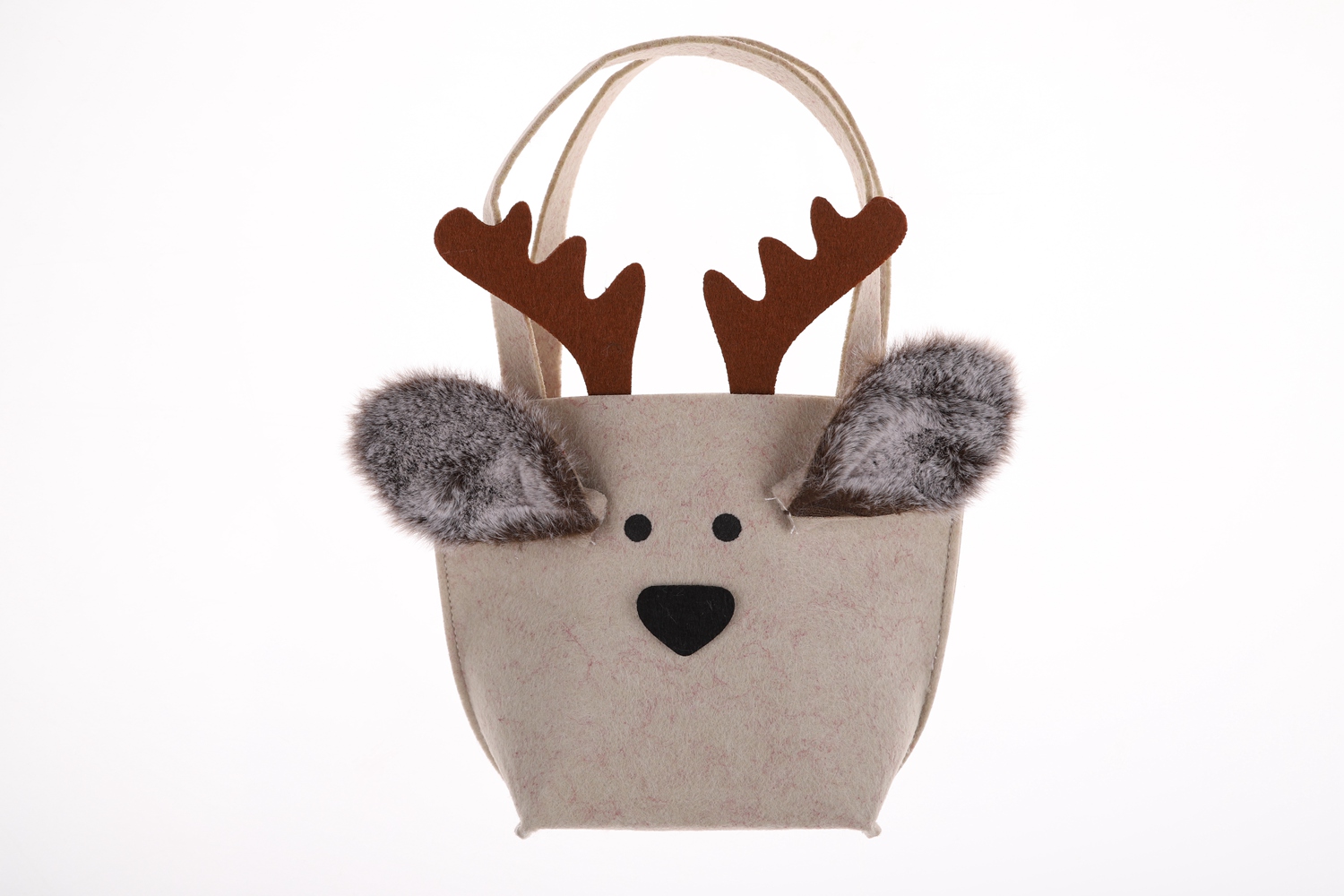 Weihnachts-Pflanzerhülle, Filz-Elch-Einkaufstasche, benutzerdefinierte Größe, Einkaufstasche, Süßigkeiten-Aufbewahrungstasche 8