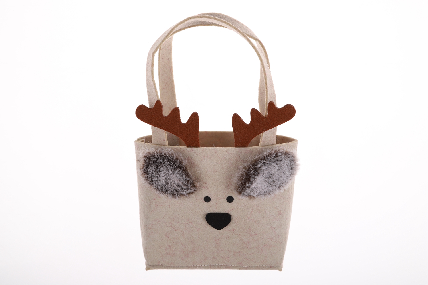 Weihnachts-Pflanzerhülle, Filz-Elch-Einkaufstasche, benutzerdefinierte Größe, Einkaufstasche, Süßigkeiten-Aufbewahrungstasche 9