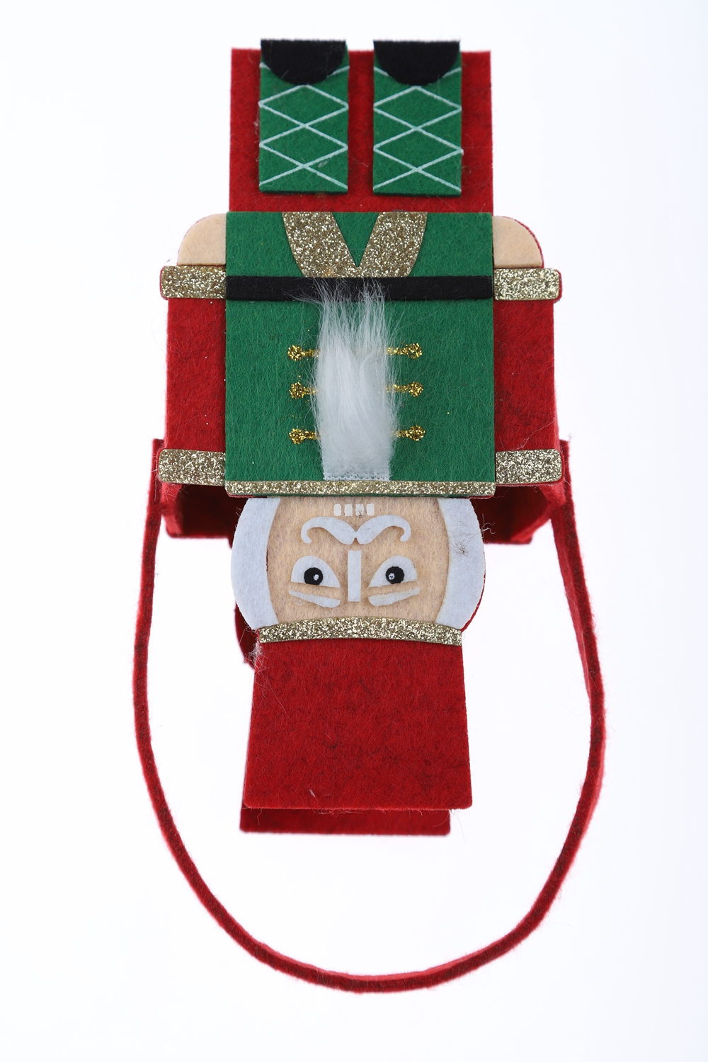 Bolsa de fieltro para maceta navideña, bolsa de Papá Noel, tamaño personalizado, bolsa para guardar dulces 4