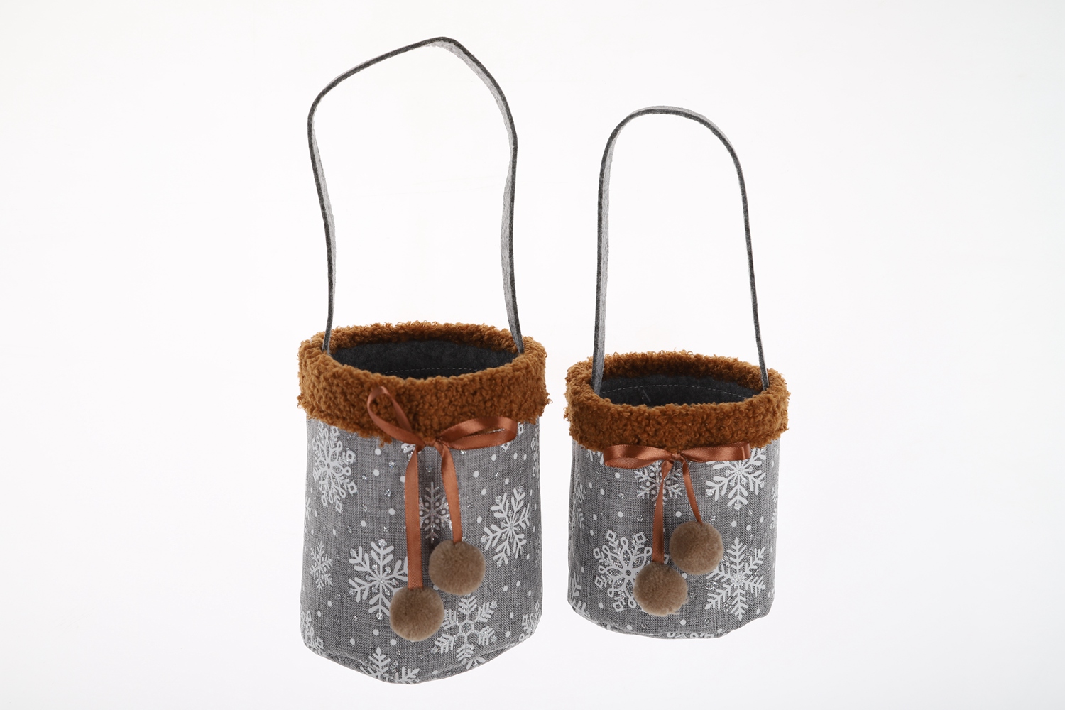 Stoff Pflanzer Set Weihnachten Plüsch Einkaufstasche Kinder Candy Lagerung Eimer Festliche Handwerk 3