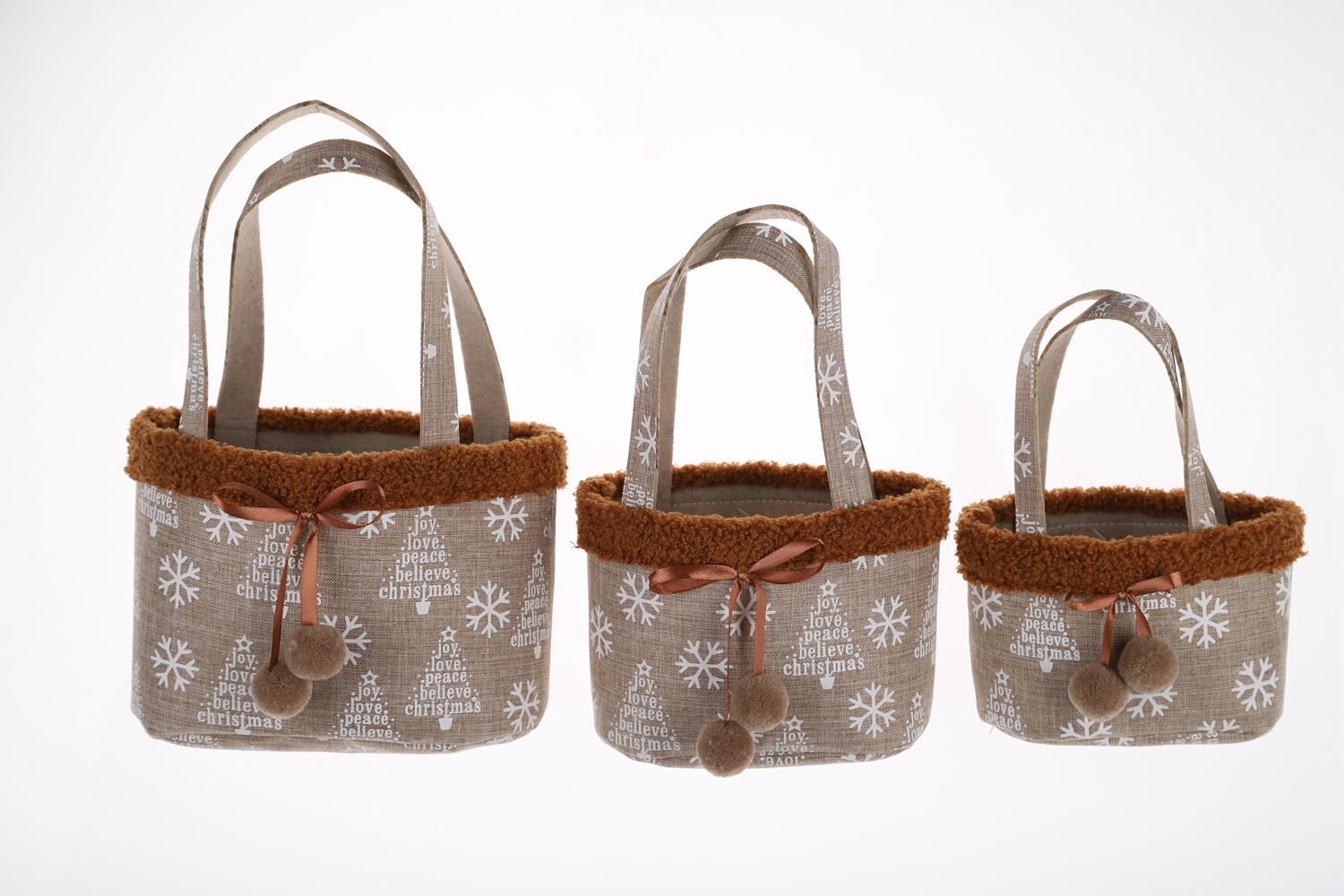 Kreative Blumentopf Set Weihnachten Plüsch Lagerung Eimer Kinder Süßigkeiten Korb 1