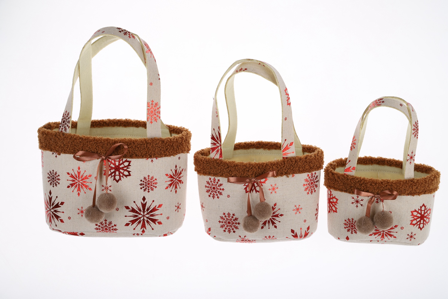 Kreative Blumentopf Set Weihnachten Plüsch Lagerung Eimer Kinder Süßigkeiten Korb 2