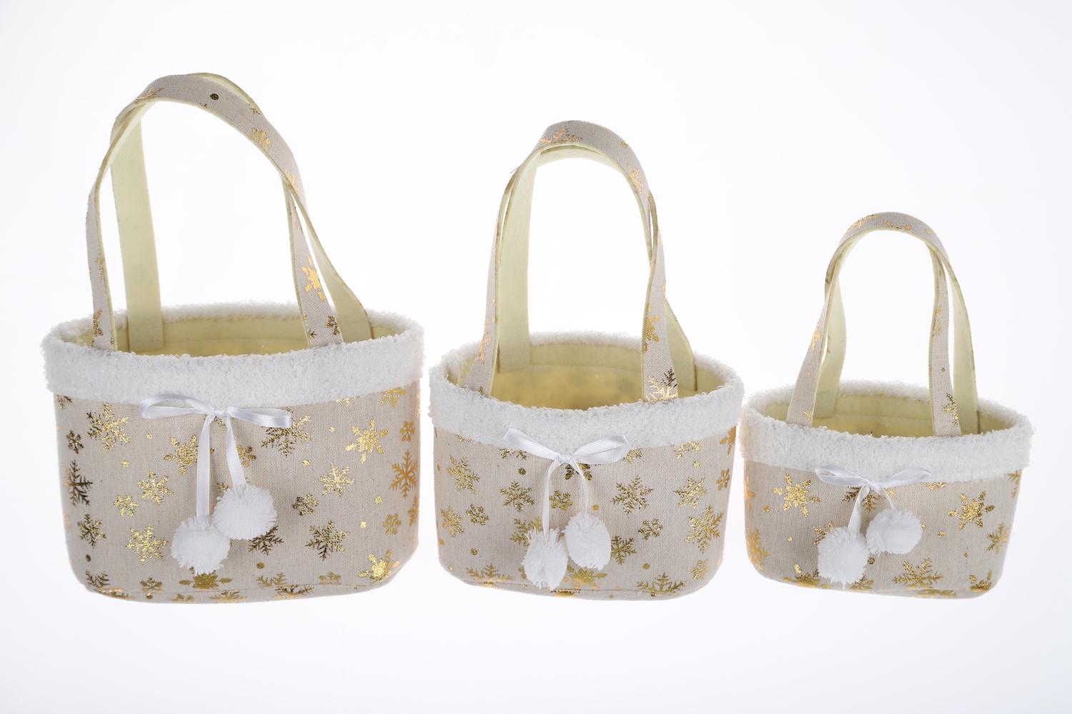 Kreative Blumentopf Set Weihnachten Plüsch Lagerung Eimer Kinder Süßigkeiten Korb 8