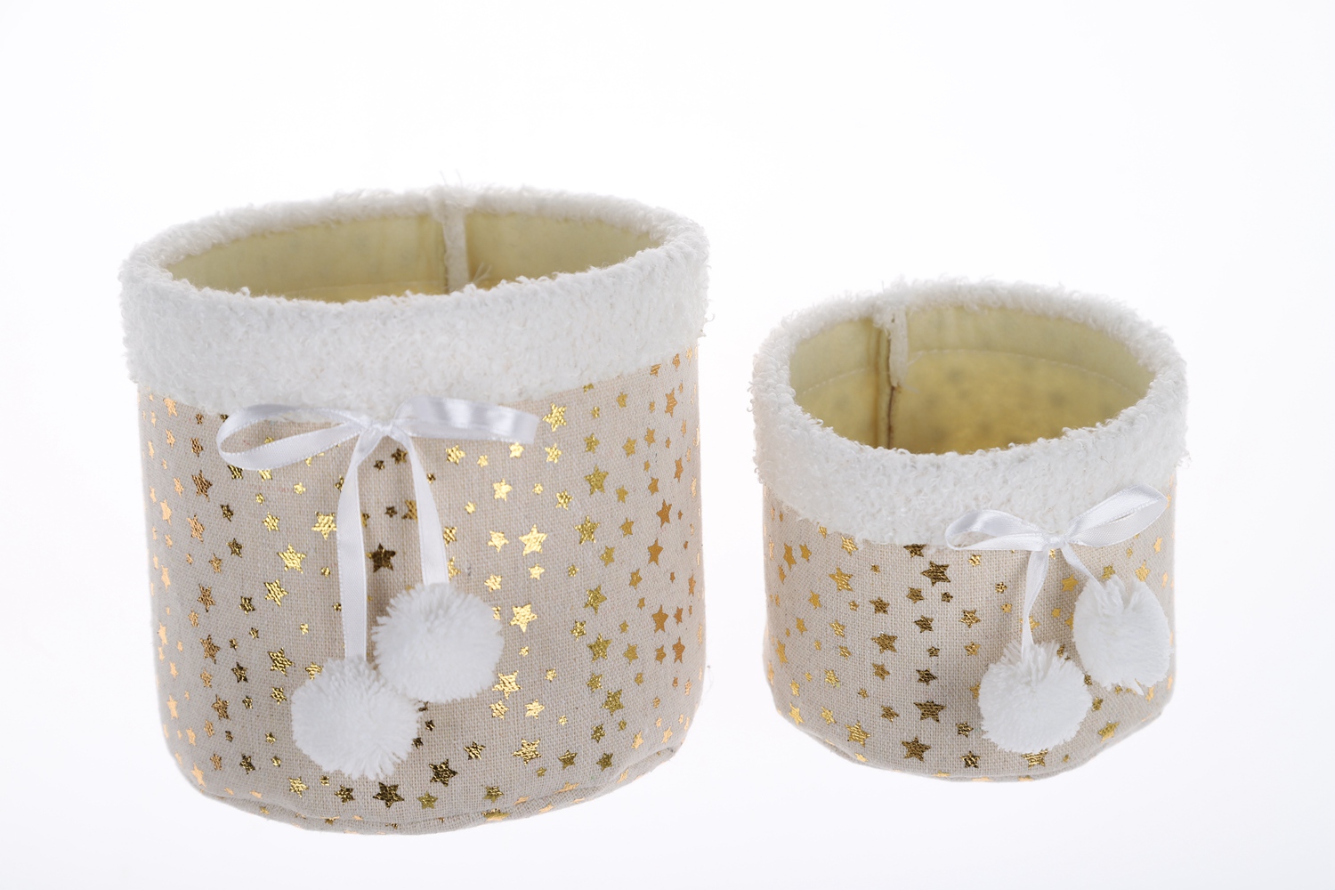 Winter Party Dekoration Weihnachten Blumentopf Set Plüsch Lagerung Eimer Kinder Geschenke 5