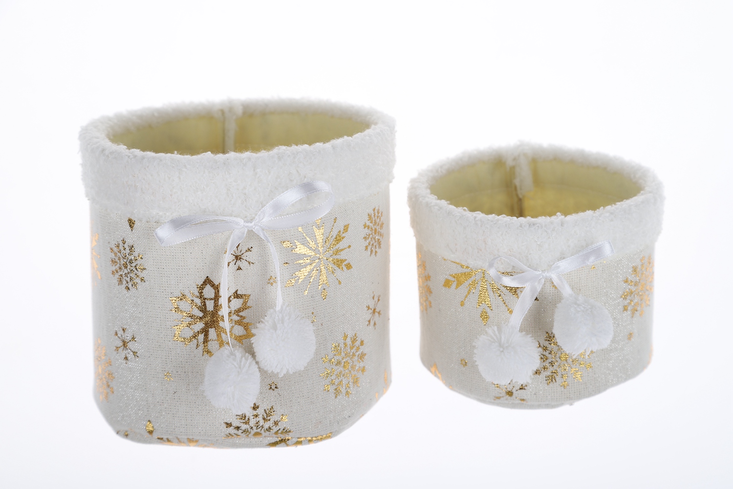 Winter Party Dekoration Weihnachten Blumentopf Set Plüsch Lagerung Eimer Kinder Geschenke 8