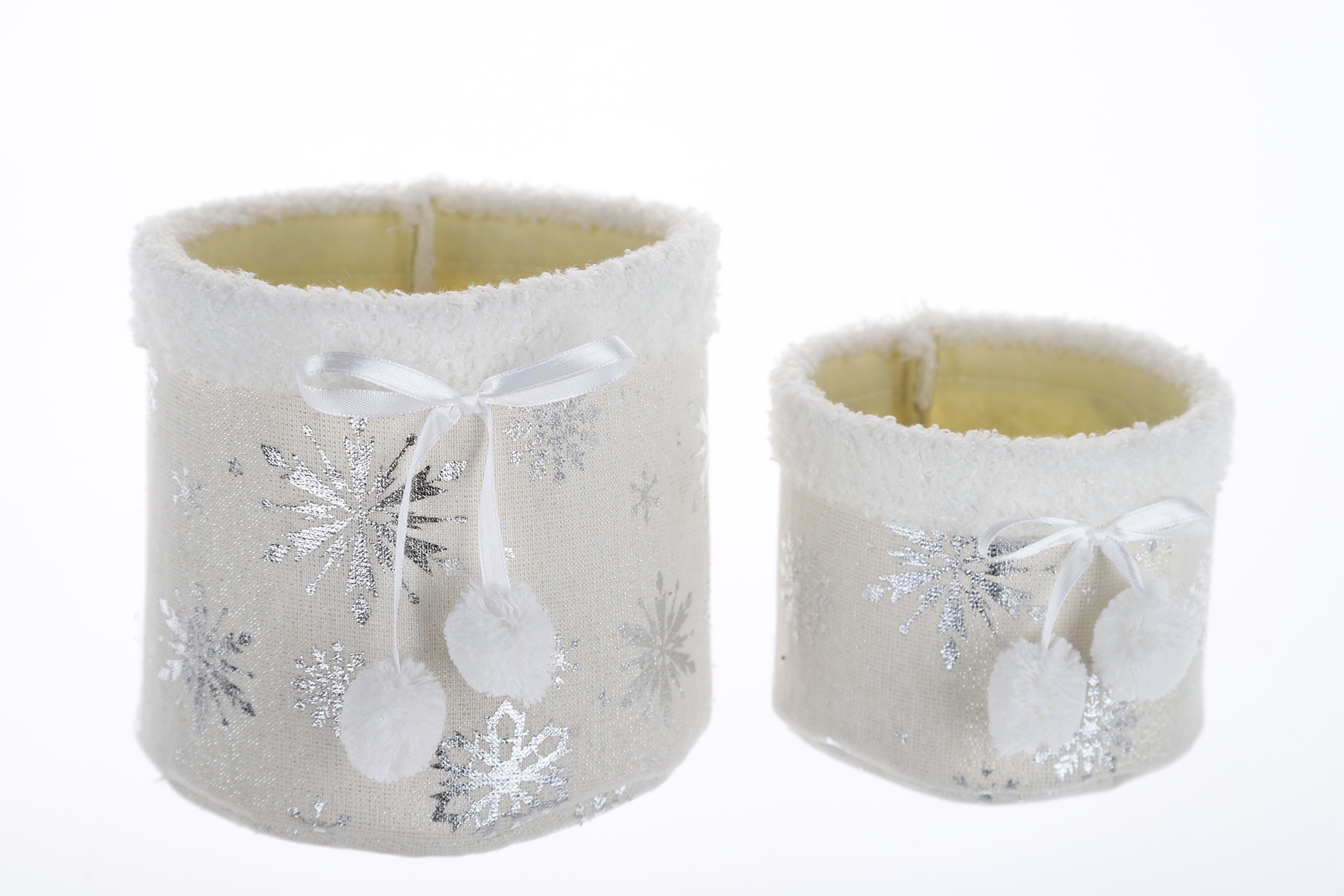 Winter Party Dekoration Weihnachten Blumentopf Set Plüsch Lagerung Eimer Kinder Geschenke 7