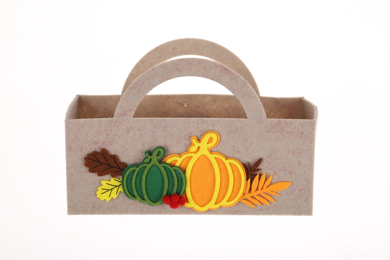 Fabrik Filz Handwerk Weihnachten Tasche Große Kapazität Lagerung Tasche Nette Kürbis Tasche 3