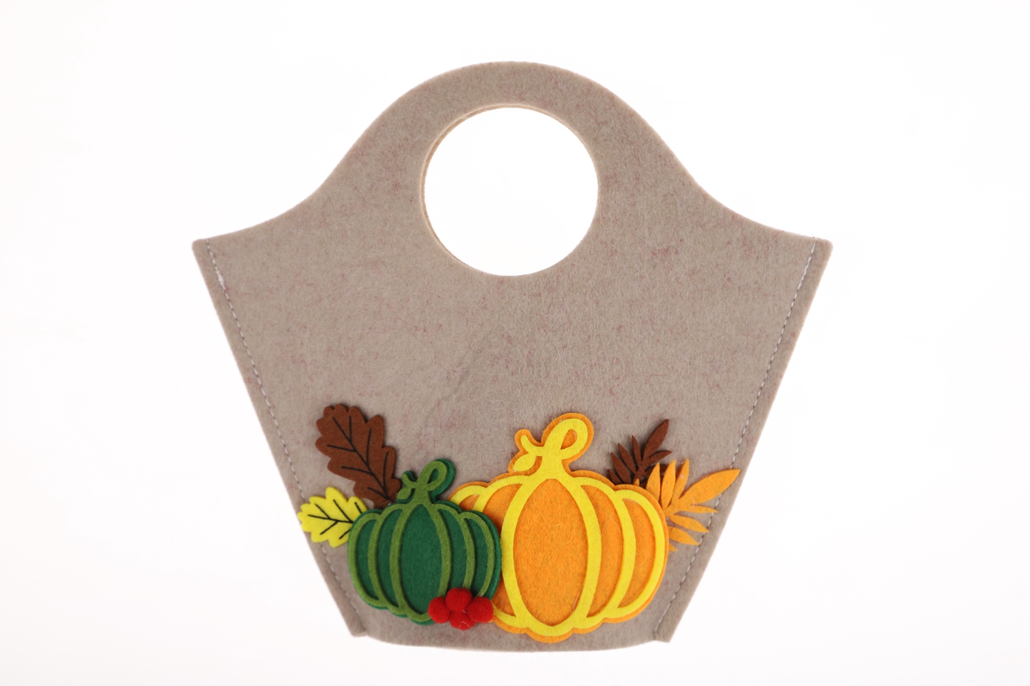 Fabrik Filz Handwerk Weihnachten Tasche Große Kapazität Lagerung Tasche Nette Kürbis Tasche 8
