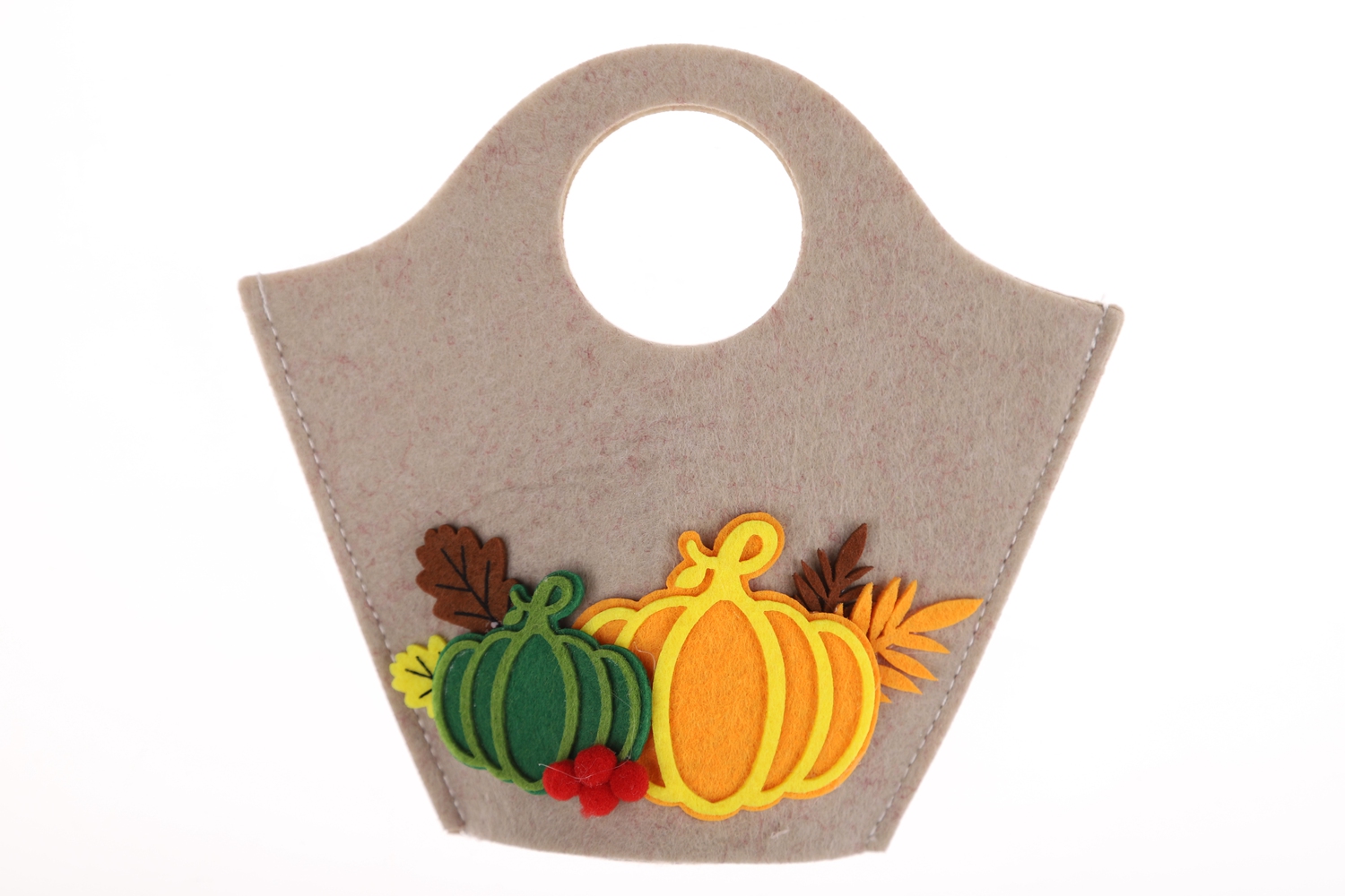 Fabrik Filz Handwerk Weihnachten Tasche Große Kapazität Lagerung Tasche Nette Kürbis Tasche 7