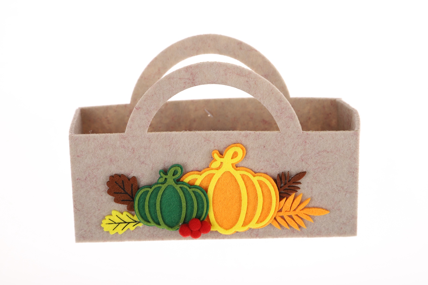 Fabrik Filz Handwerk Weihnachten Tasche Große Kapazität Lagerung Tasche Nette Kürbis Tasche 9