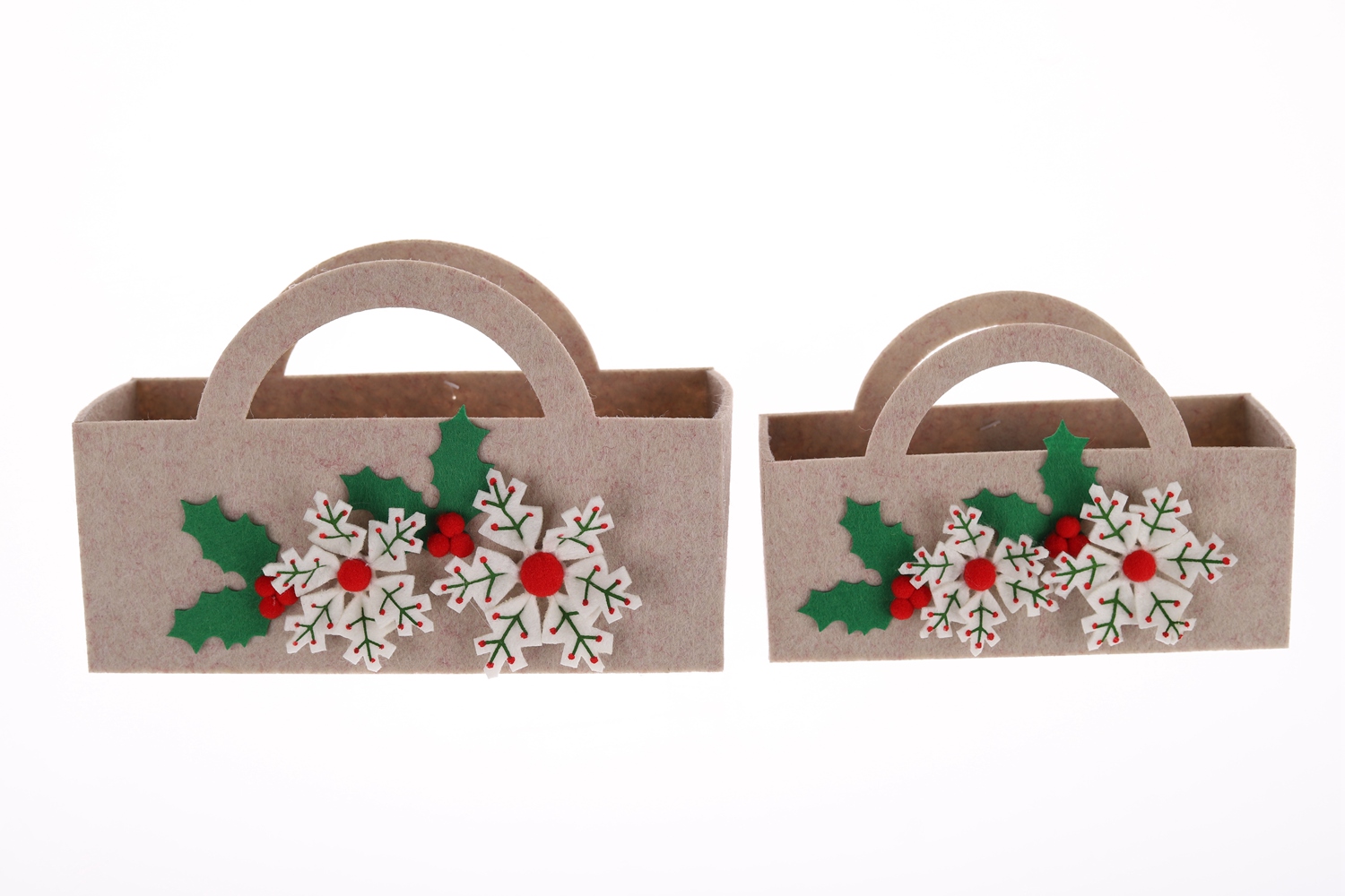 Großhandel Party Aufbewahrungskorb Weihnachten Filz Taschen Kinder Süßigkeiten Geschenktüten 7