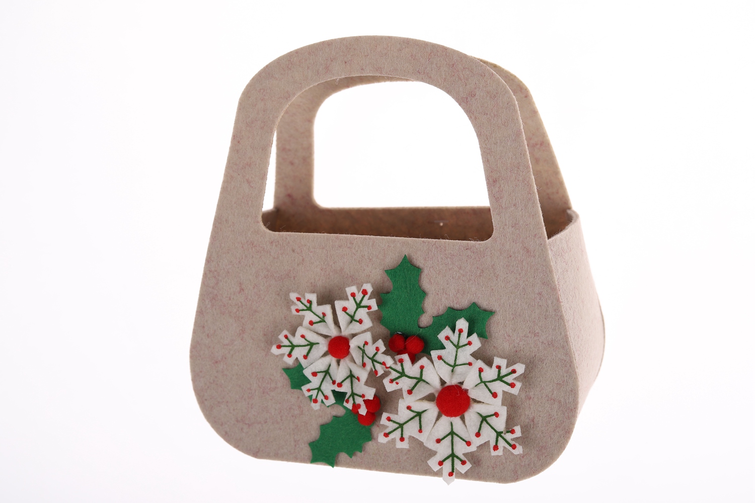 Neue Ankunft Filz Einkaufstasche Weihnachten Süßigkeiten Lagerung Korb Kinder Geschenk Tasche Winter Party Dekoration 2