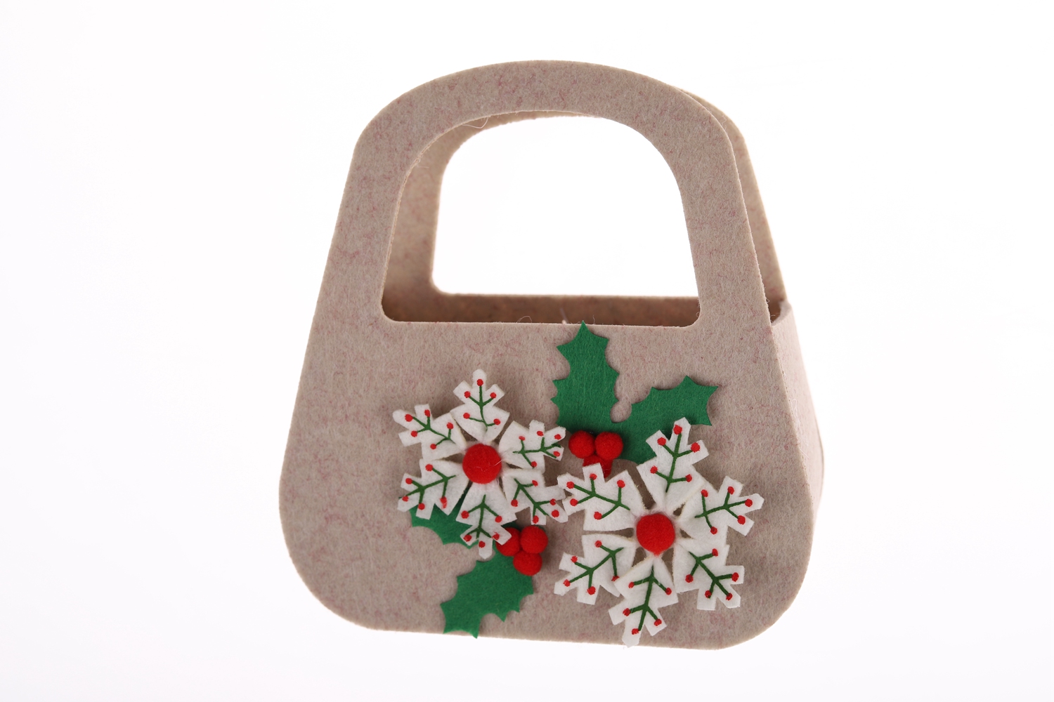 Neue Ankunft Filz Einkaufstasche Weihnachten Süßigkeiten Lagerung Korb Kinder Geschenk Tasche Winter Party Dekoration 3