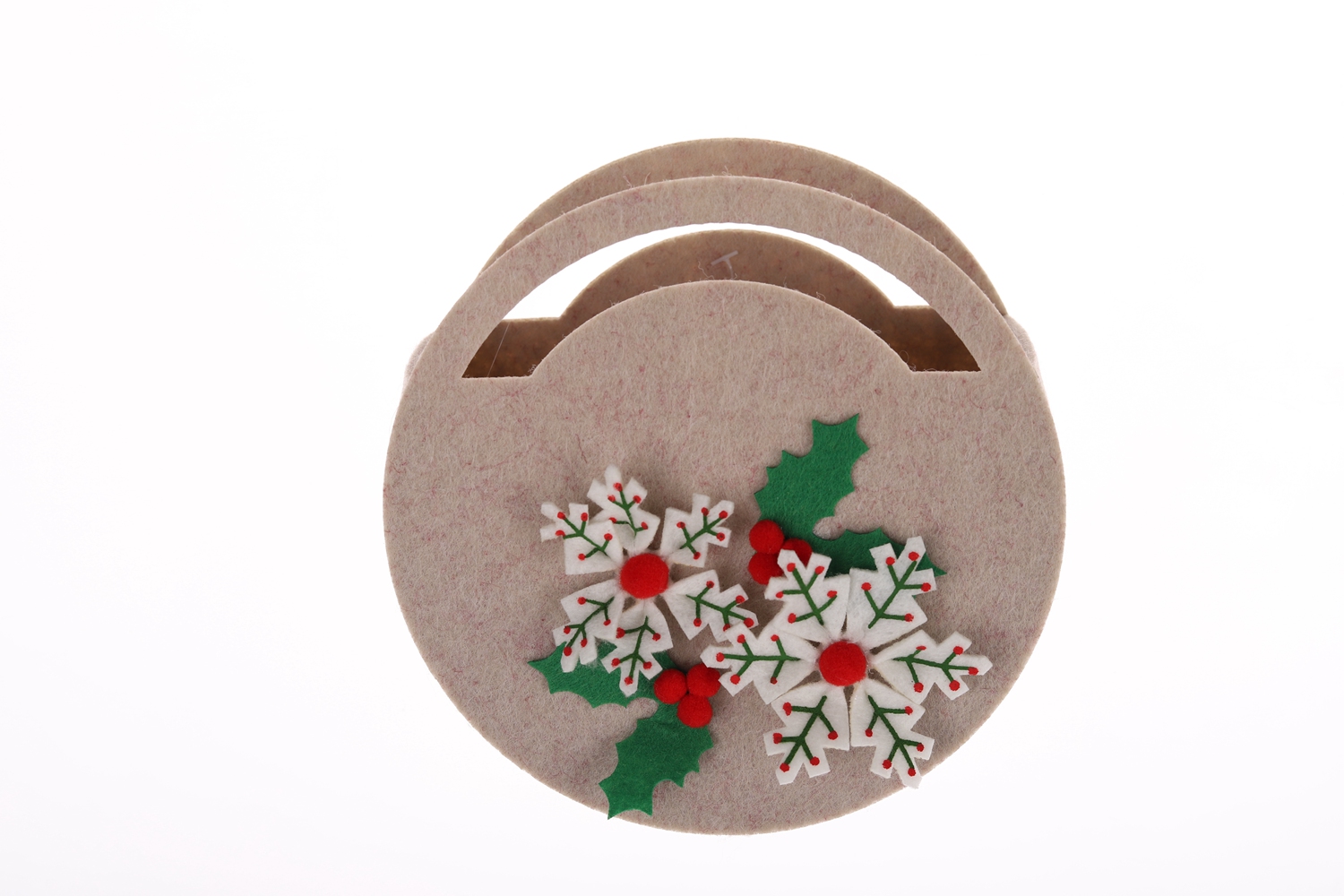 Neue Ankunft Filz Einkaufstasche Weihnachten Süßigkeiten Lagerung Korb Kinder Geschenk Tasche Winter Party Dekoration 7