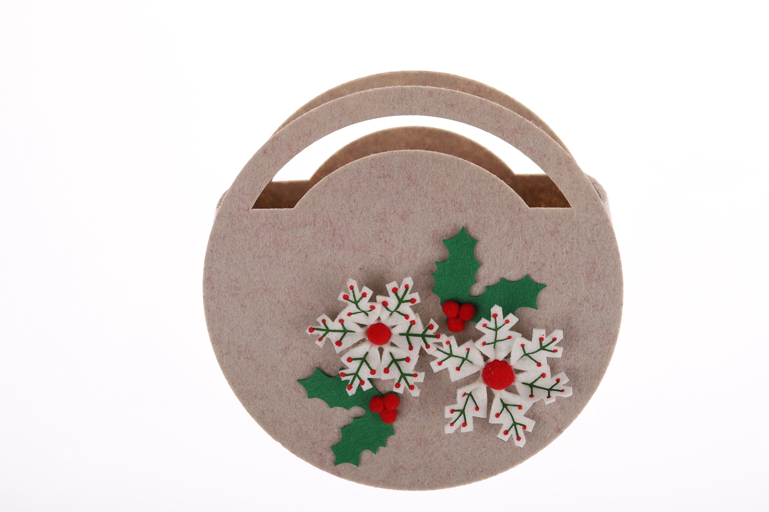 Neue Ankunft Filz Einkaufstasche Weihnachten Süßigkeiten Lagerung Korb Kinder Geschenk Tasche Winter Party Dekoration 8