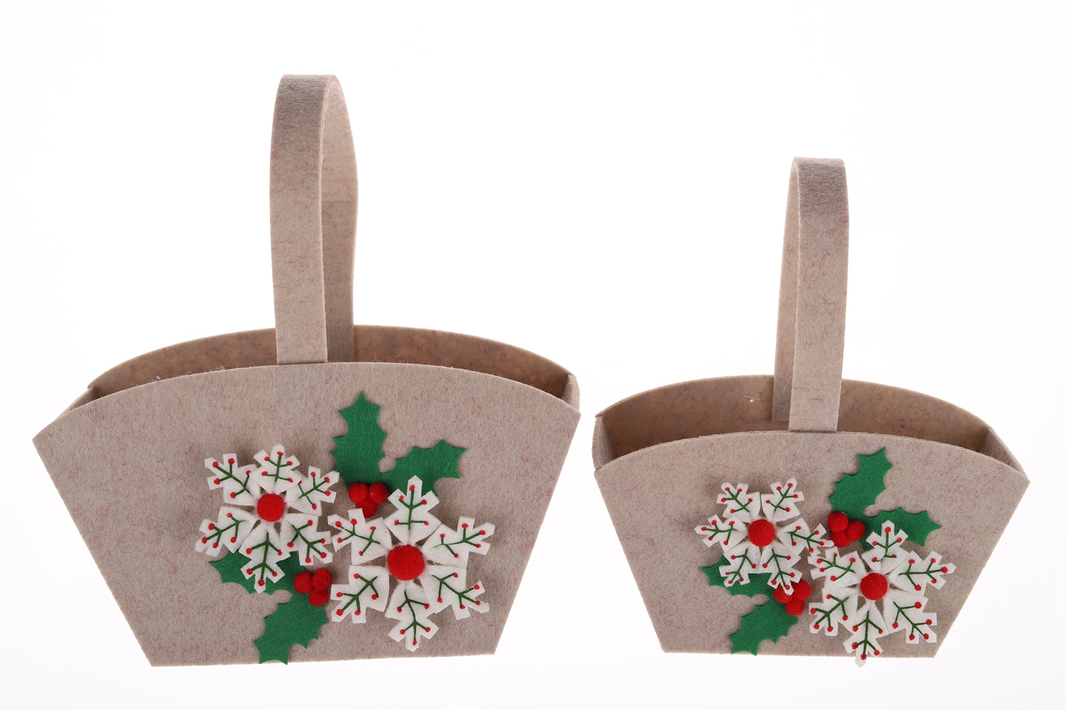 Neue Ankunft Filz Handwerk Weihnachten Süßigkeiten Lagerung Korb Kinder Geschenk Tasche Gnome Tote Tasche 2