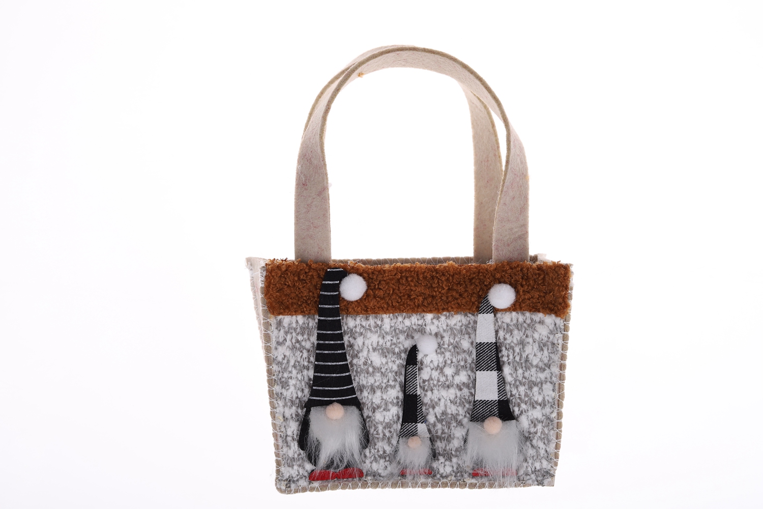 Großhandel Weihnachten Handwerk Kreative Winter Filz Taschen Kinder Süßigkeiten Lagerung Taschen Exquisite Geschenk Taschen 2