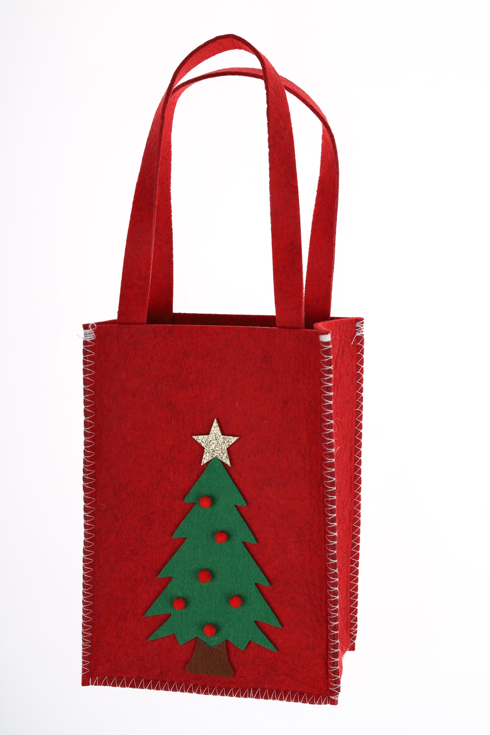Weihnachten Filz Tote Tasche Weihnachten Baum Tasche Kinder Geschenk Tasche Winter Atmosphäre Decor 3