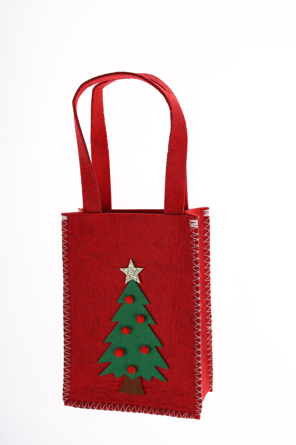 Weihnachten Filz Tote Tasche Weihnachten Baum Tasche Kinder Geschenk Tasche Winter Atmosphäre Decor 5