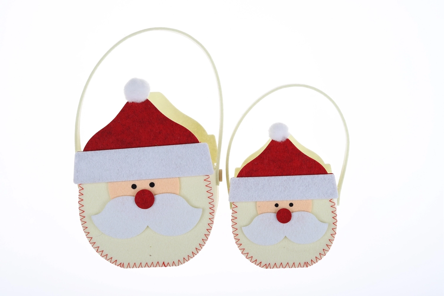 Bolsa de mano de muñeco de nieve, bolsa creativa de Papá Noel, bolsa de regalo de dulces para niños, decoración de fiesta de invierno 1