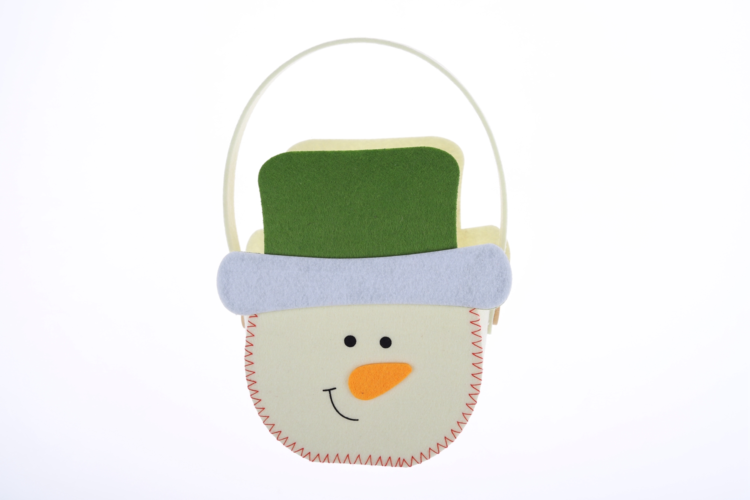 Schneemann-Tragetasche, kreative Weihnachtsmann-Tasche, Kinder-Süßigkeiten-Geschenk-Tasche, Winter-Party-Dekoration 4