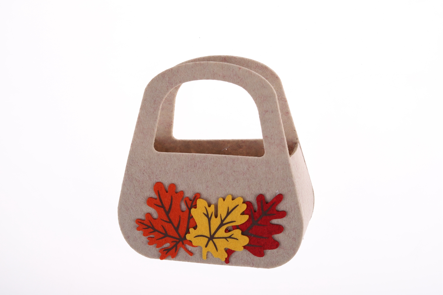 Ahornblatt-Filztasche Herbst- und Winterbasteln Große Kapazität Kinder-Süßigkeiten-Geschenktasche 4