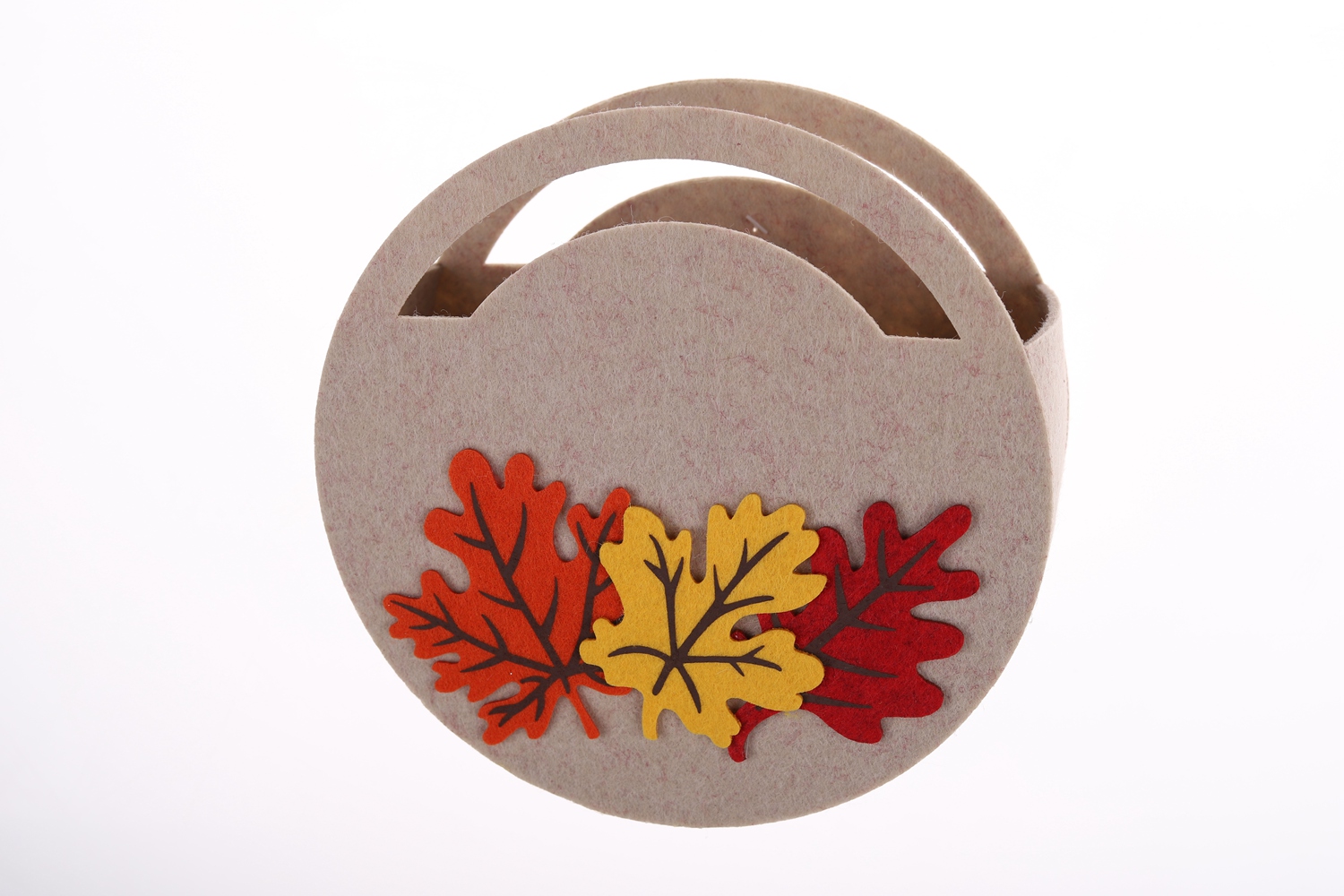 Ahornblatt-Filztasche Herbst- und Winterbasteln Große Kapazität Kinder-Süßigkeiten-Geschenktasche 3