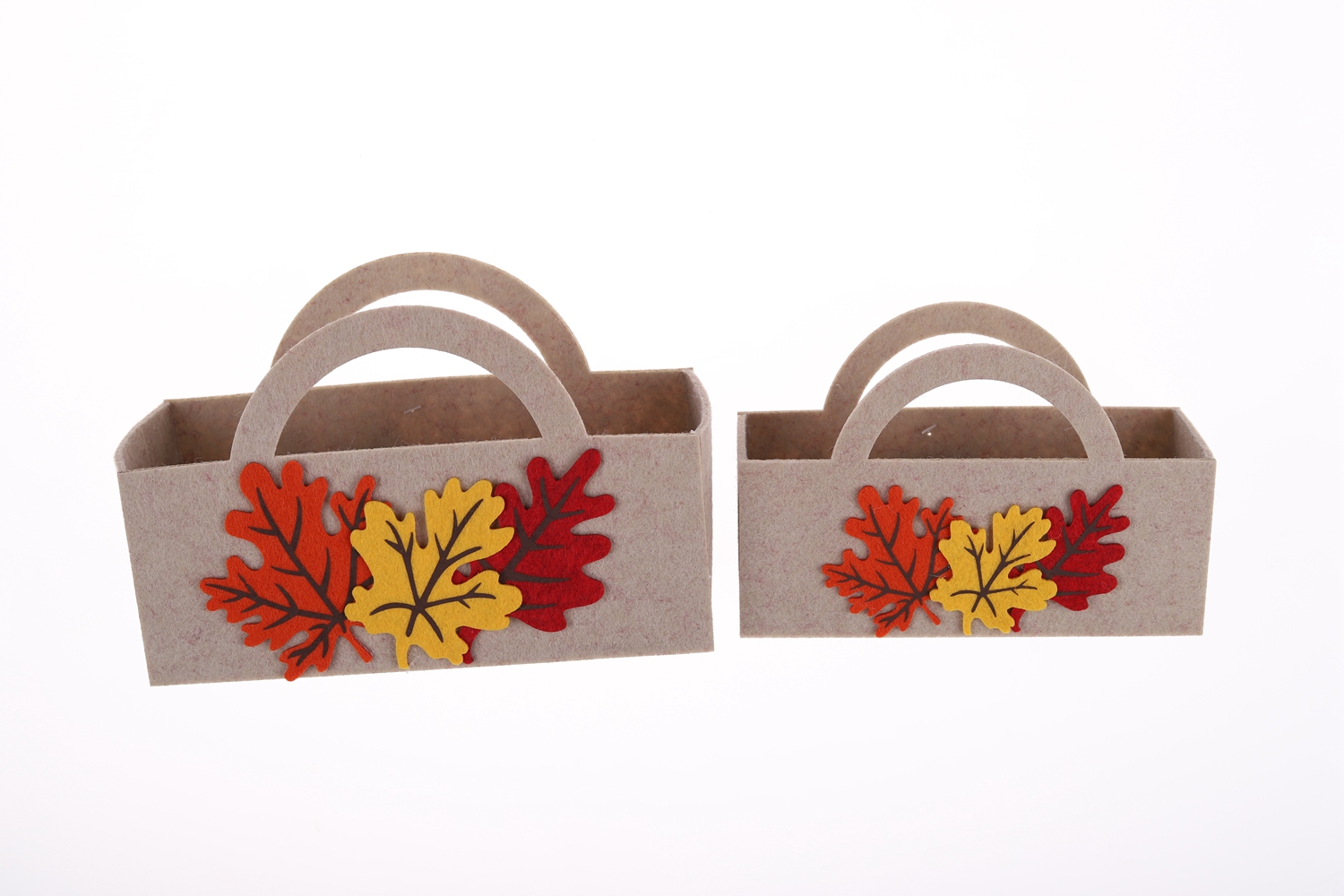 Ahornblatt-Filztasche Herbst- und Winterbasteln Große Kapazität Kinder-Süßigkeiten-Geschenktasche 6