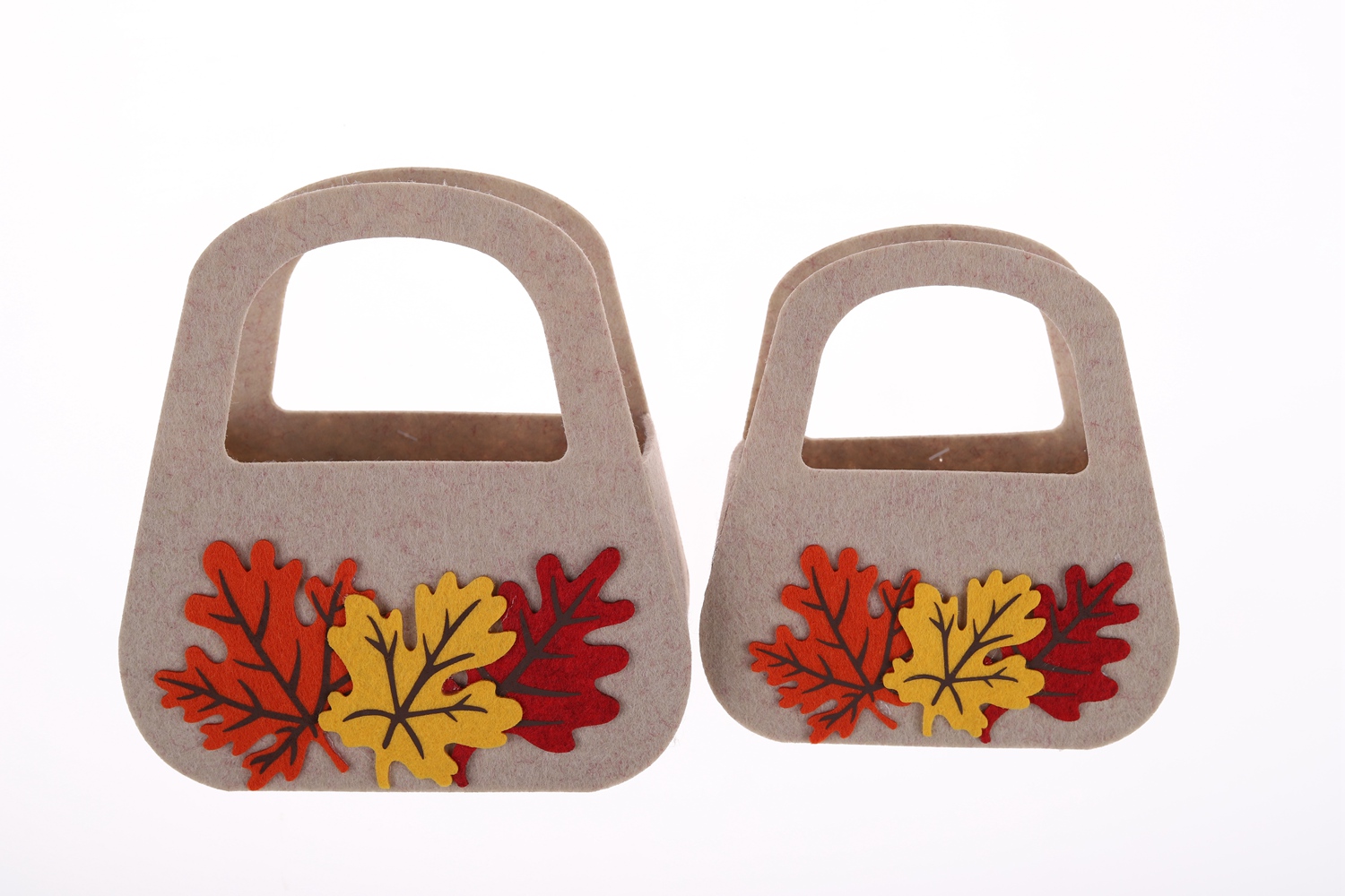 Ahornblatt-Filztasche Herbst- und Winterbasteln Große Kapazität Kinder-Süßigkeiten-Geschenktasche 5