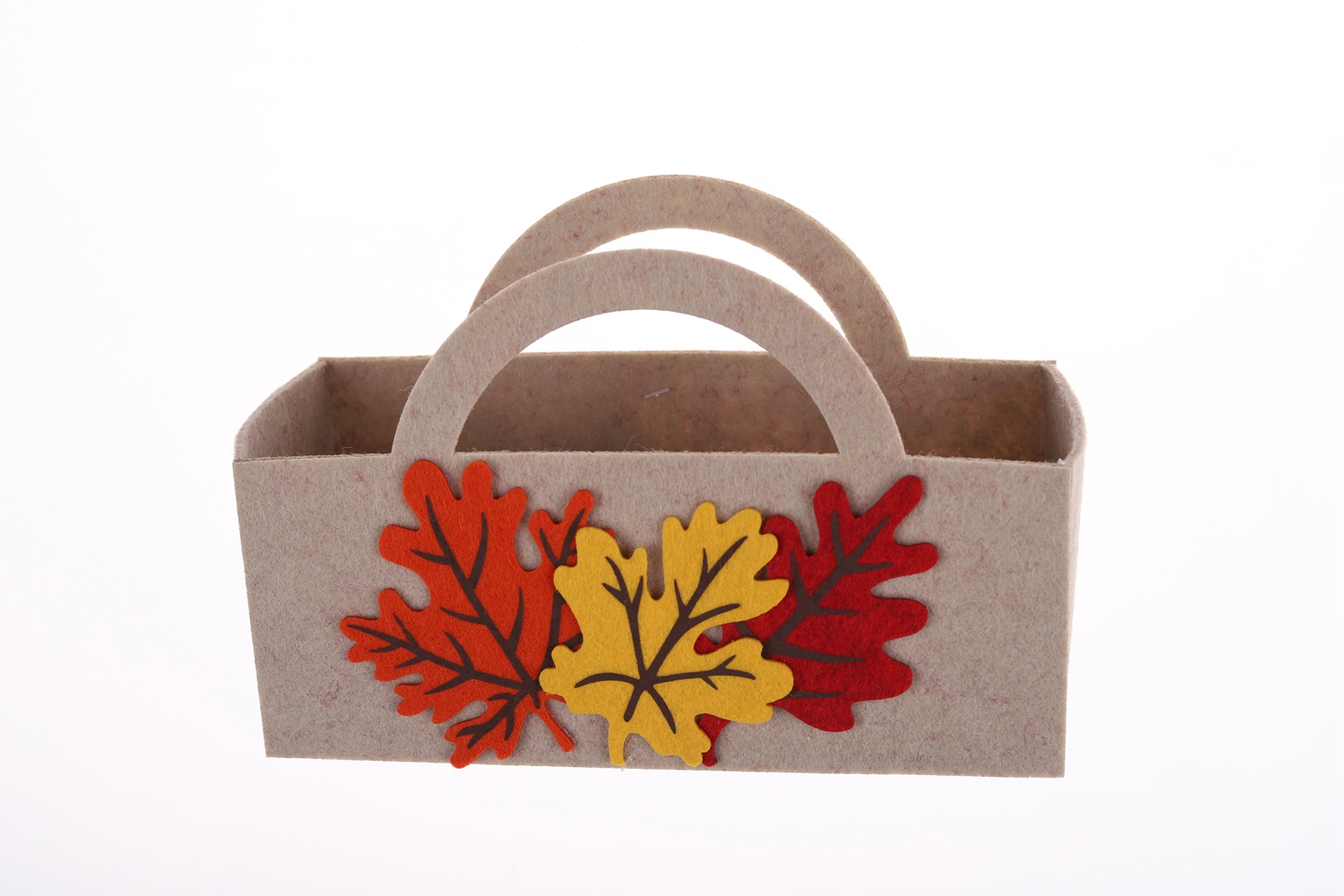 Ahornblatt-Filztasche Herbst- und Winterbasteln Große Kapazität Kinder-Süßigkeiten-Geschenktasche 8