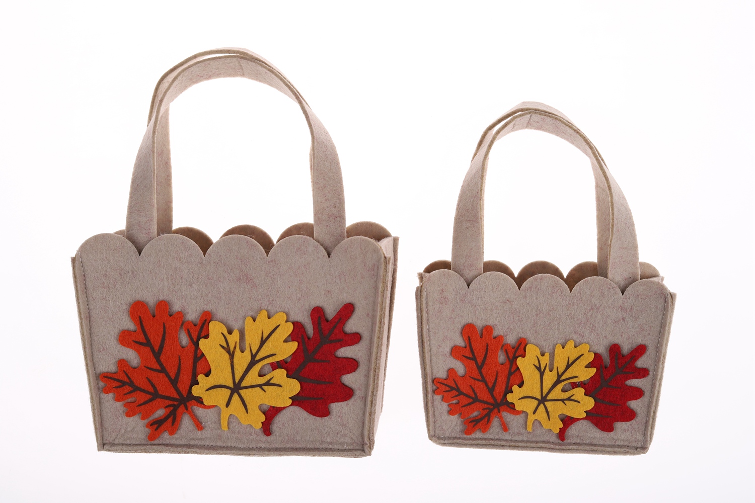 Herbst und Winter Filz Tasche Maple Leaf Handtasche Blume faul große Kapazität Tasche Winter Dekoration 2