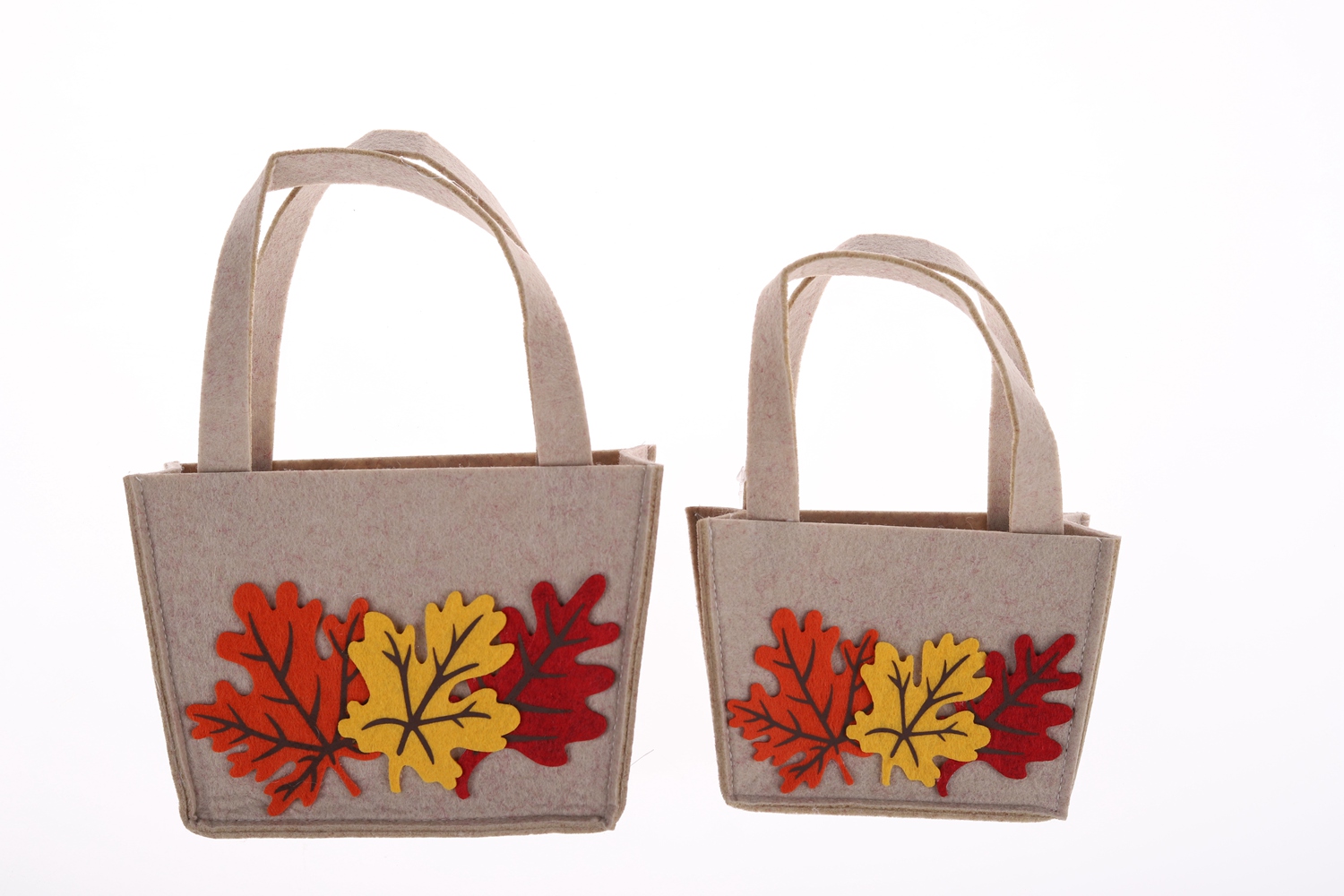 Herbst und Winter Filz Tasche Maple Leaf Handtasche Blume faul große Kapazität Tasche Winter Dekoration 6