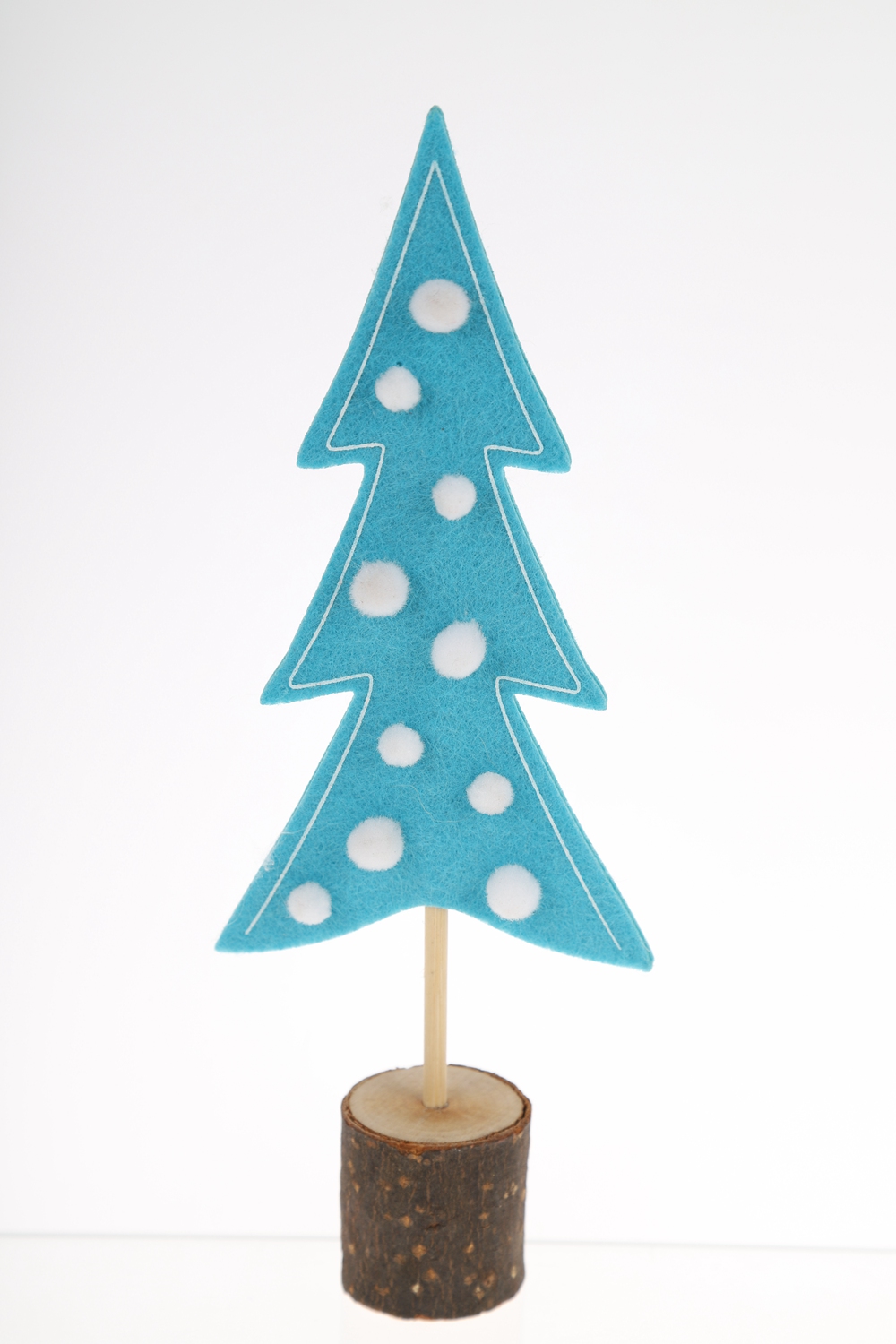 Adorno navideño de escritorio al por mayor, artesanía festiva de invierno, adorno de árbol de Navidad de fieltro 5