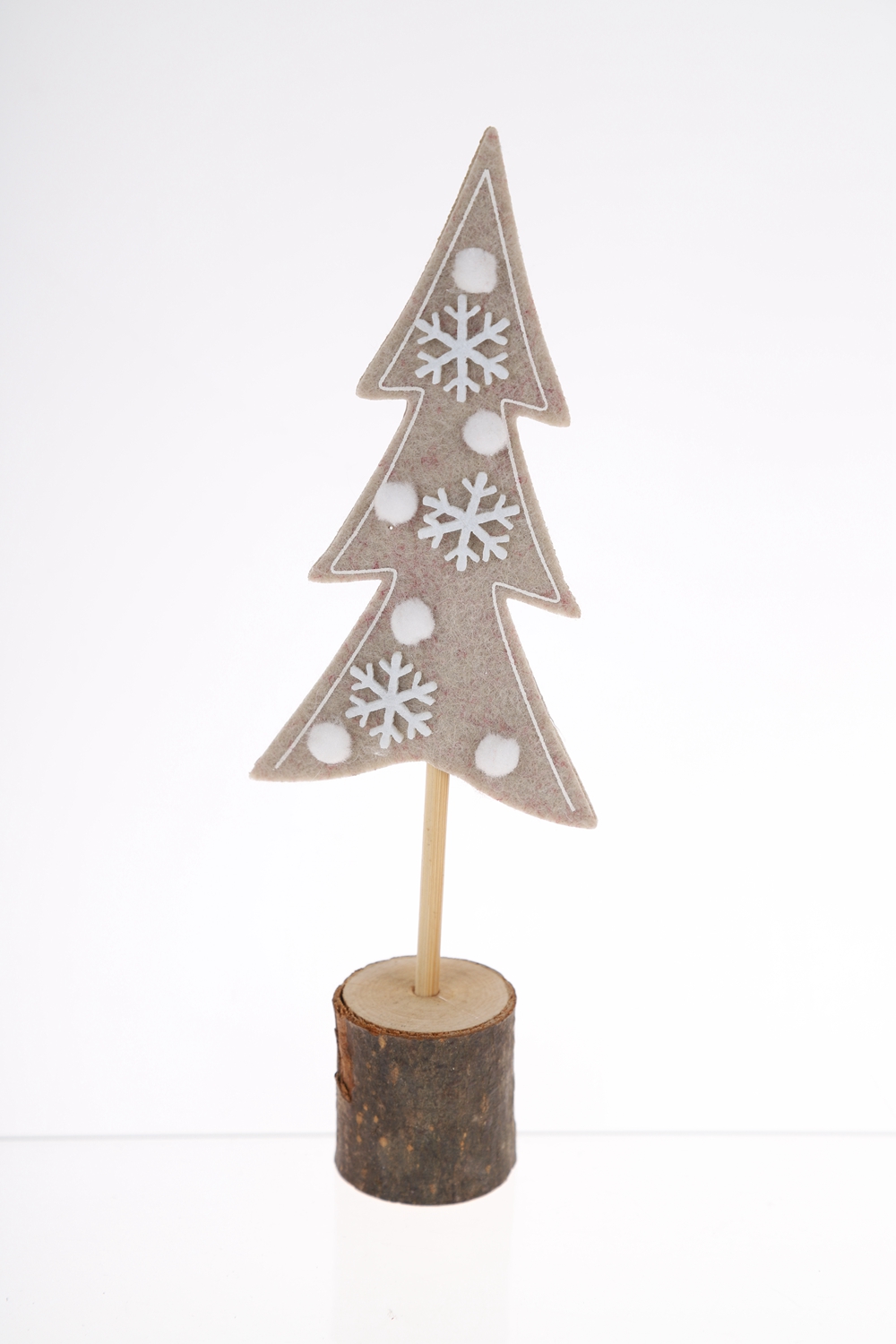 Adorno navideño de escritorio al por mayor, artesanía festiva de invierno, adorno de árbol de Navidad de fieltro 6