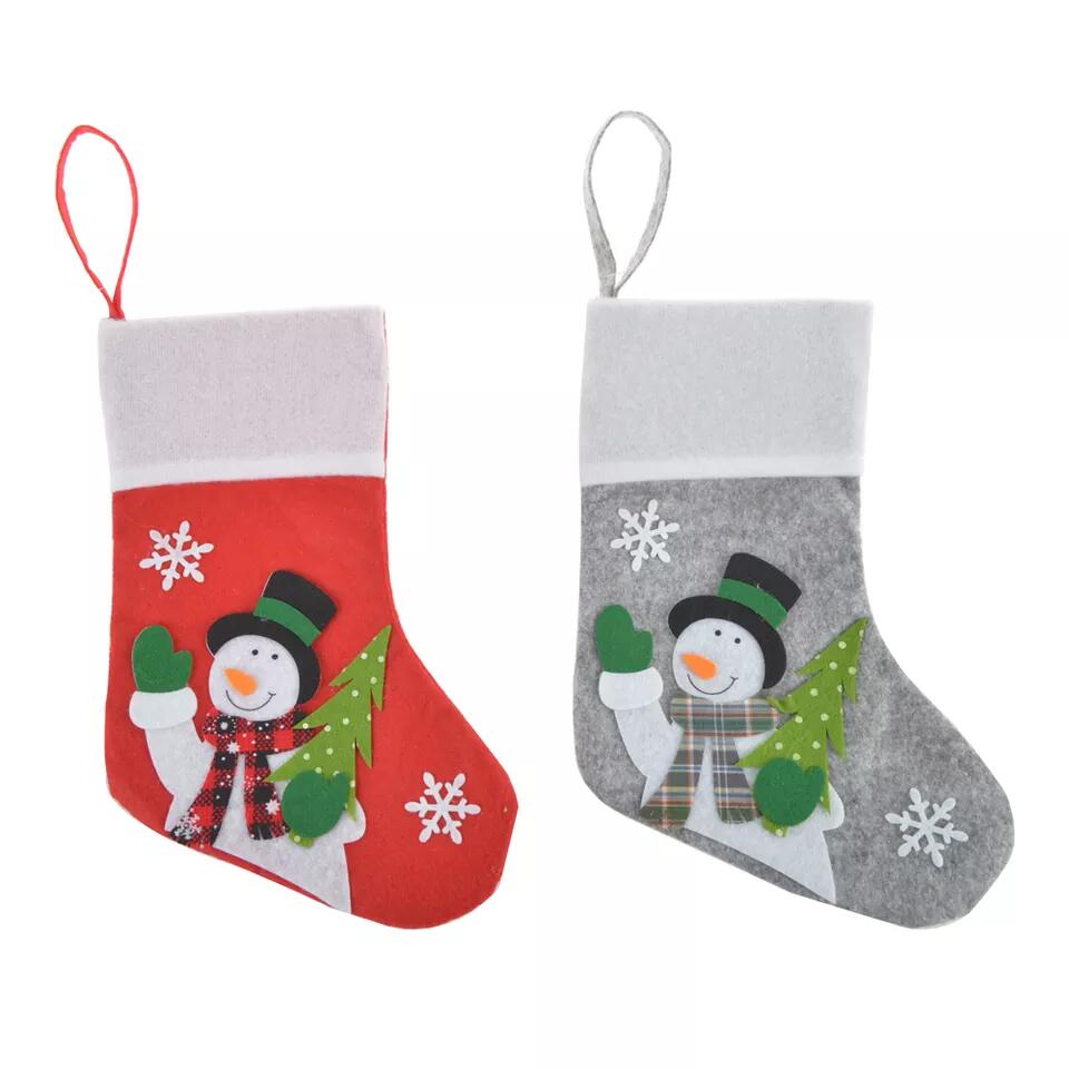 Decoración navideña al por mayor para chimenea, colgante de pared de invierno, de fieltro, para Navidad. 5