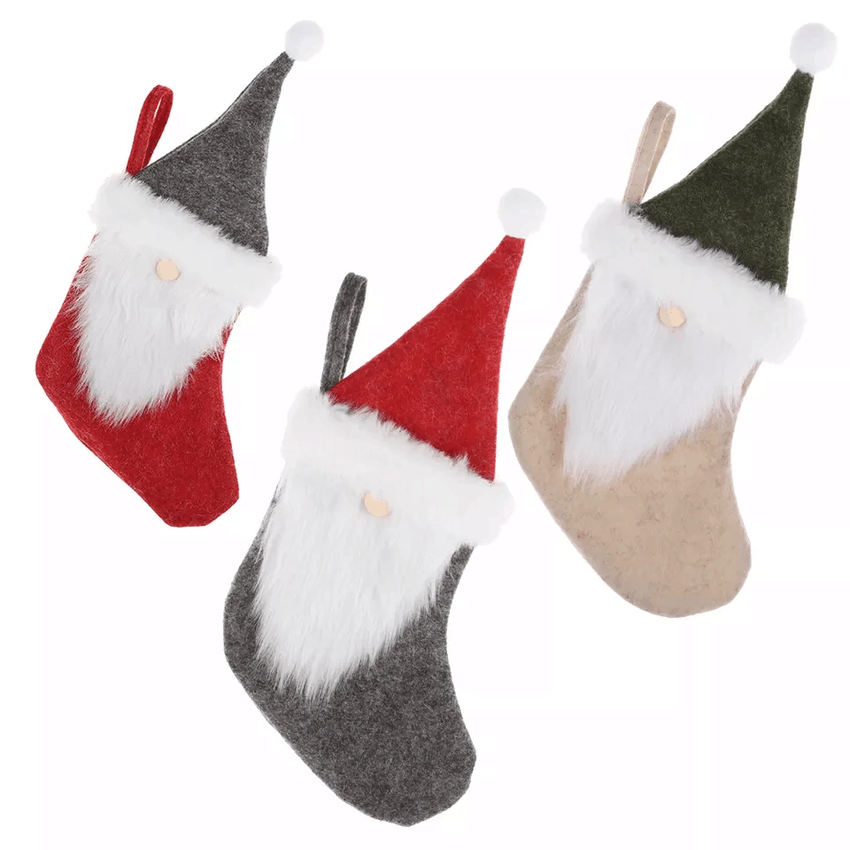 Bolsas de gnomos navideños, bolsas de regalo para niños, adornos navideños para chimeneas y manualidades navideñas al por mayor 1
