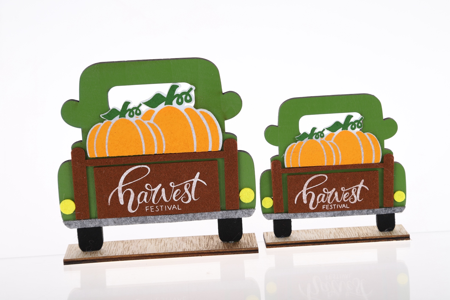 Venta al por mayor, decoración de escritorio para el Festival de la Cosecha, artesanías de otoño, adorno de calabaza para coche, regalos para niños 1