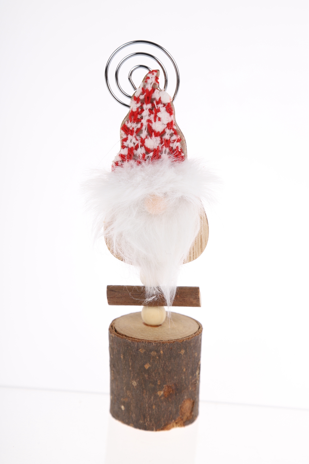 Großhandel Weihnachtshandwerk Metall Kartenhalter Kreativer Gnome Fotohalter 9